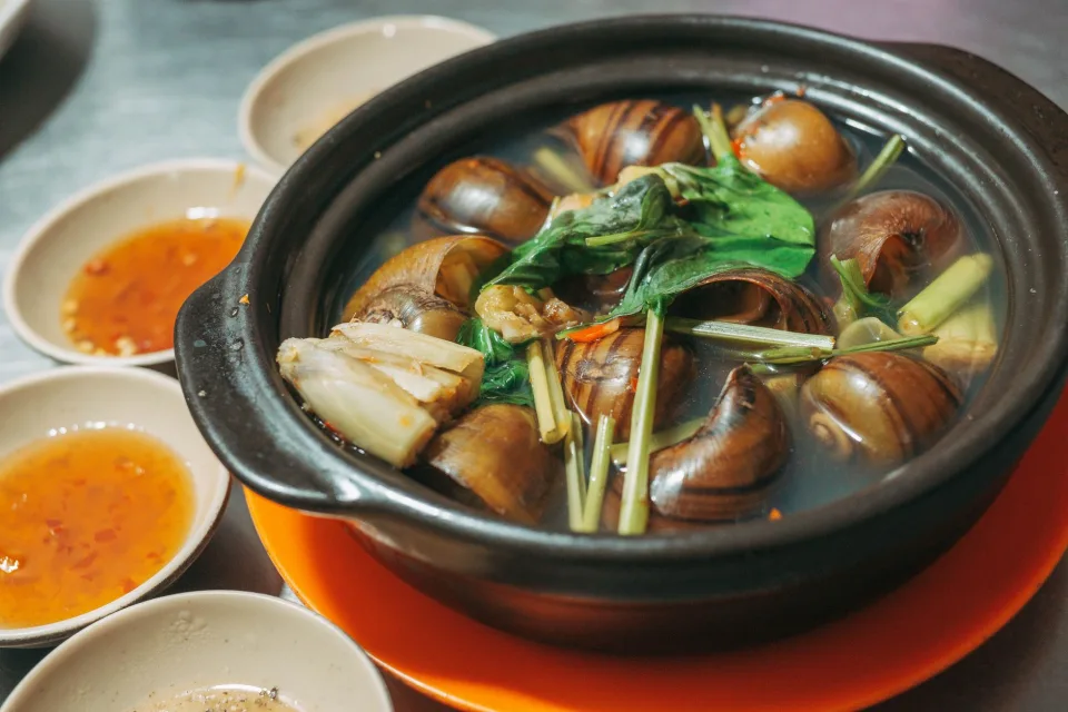 Khu bếp nướng thơm lừng